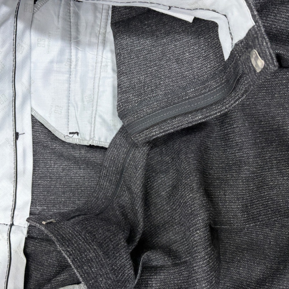 Vintage Cricketeer Mens Charcoal Gray Wool Blend Pleated Dress Pants Trousers - Picture 4 of 5